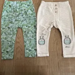 ZARA 薄手コットンパンツ 2枚セット