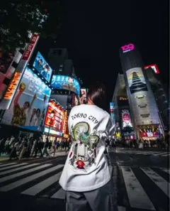 FR2 tokyo city souvenir Tシャツ 白 L