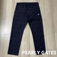 【PEARLY GATES】ゴルフ 中綿パンツ ロゴ刺繍 濃緑 ライダース調 PEARLY GATES】ゴルフ 中綿パンツ ロゴ刺繍 濃緑 ライダース調 - メルカリ