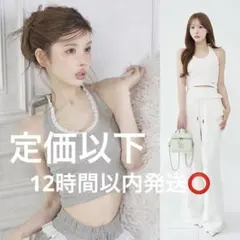 Darich レースドッキングホルターリボンスウェットトップス - メルカリ