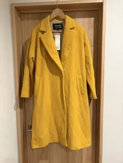 monique モニーク ウールオーバーチェスターコート イエロー