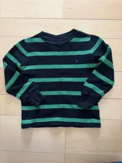 美品Polo Ralph Lauren 長袖カットソー ボーダー 2Tのサムネイル