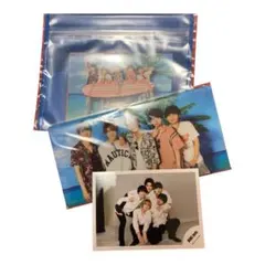 HiHi Jets チケットファイル＆ステッカー＆公式写真 3点セット