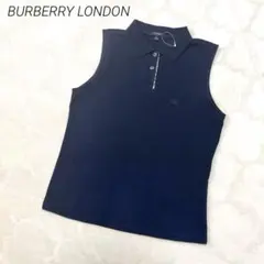 2026年最新】BURBERRY LONDON レディース ノースリーブ ポロシャツの