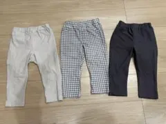 ７分丈ボトムス　3点セット