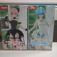 Re:ゼロから始める異世界生活　フィギュア　鳥籠ドレス　レム・ラム　2体セット