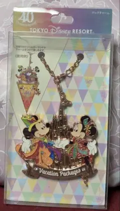 東京ディズニーリゾート40周年　バケパ限定　バッグチャーム　ガーランド