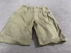 UNIQLO キッズ ハーフパンツ 150 オリーブグリーン