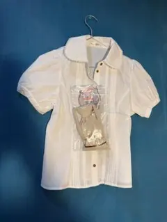 【新品タグ付き】　くる実×しまむらコラボ　マリンアカデミアブラウス　白　Mサイズ