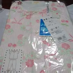 サンリオ 花柄 ベビーパジャマ 80cm