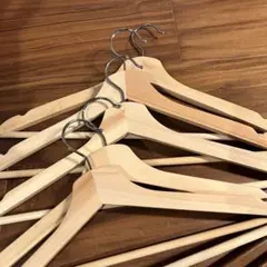 木製ハンガー まとめ売り 40本 ヴィンテージ 古着 クローゼット IKEA