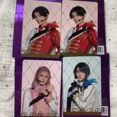 刀ミュ　シブツタ　ランダムふぉとカード　4枚セット