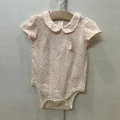 ★新品 定価3200円　Baby GAP ロンパース 90★半袖　ピンクハート