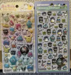 正規品　はぴだんぶい　ボンボンドロップシールミニうるちゅるポップシールサンリオ