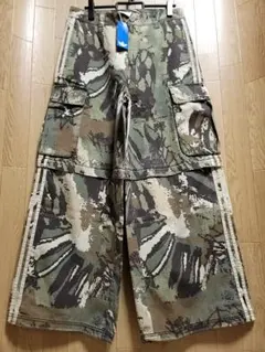 【XLサイズ】アディダスオリジナルス ジップオフ カーゴパンツ 迷彩