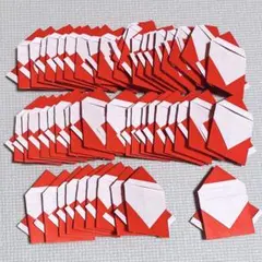 折り紙　サンタクロース　50個