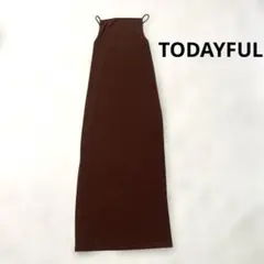 TODAYFUL トゥディフル　キャミソール　ロングワンピース