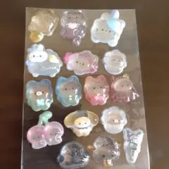 ゆ*こ様 動物のボンボンドロップシール(正視品)