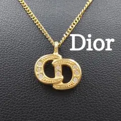 美品✨Dior、CDロゴゴールドレディースネックレス510
