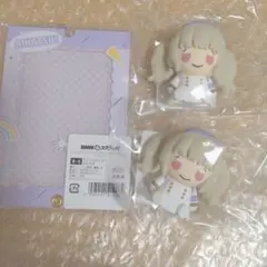 姫石らき　アイカツオンパレードDMMスクラッチ　チケットホルダー　ミニフィギュア