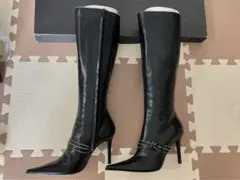 pollini ロングブーツ　黒のサムネイル