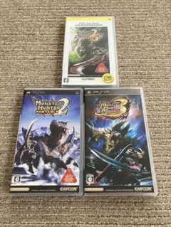 【PSP 】a-2 モンスターハンター ポータブル 2nd G 3rd 　セット