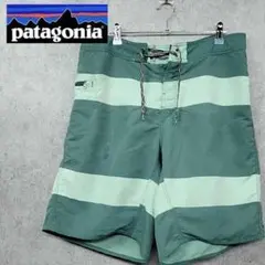 90s パタゴニア ナイロン ショート短パン パンツ グリーン 古着