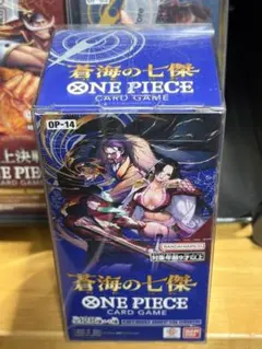 【テープ付き未開封】ONEPIECEカード 蒼海の七傑OP-14 1BOX