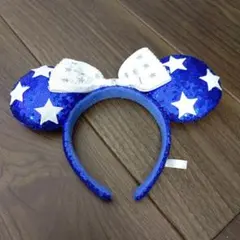 ミッキーマウス型ミニースパンコールカチューシャ