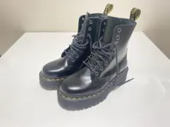 Dr. Martens 黒 レザー 厚底 ハイカットブーツ 22cm