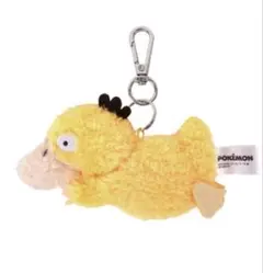 【正規品】 ポケモン コダック ぬいぐるみキーホルダー ぺたんこ 韓国限定 1個