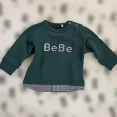 【新品未使用】BEBE ベビー　トレーナー　80
