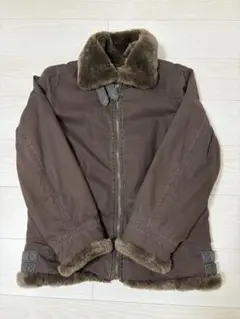 ファージャケット ブラウン