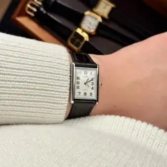ヴィンテージ ALBA SEIKO 白青文字盤 タンク 1980年代