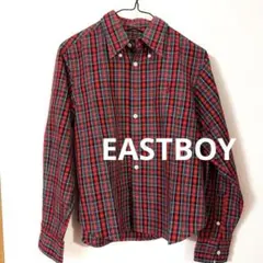 EASTBOY 赤チェックシャツ 7号 Sサイズ相当 制服 コスプレ 定番 人気