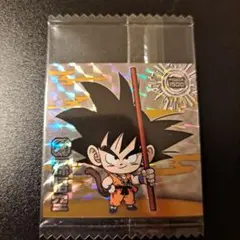 ドラゴンボール ウエハース シール 孫悟空 GR 少年期 如意棒 超1-21