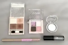 CANMAKE シルキースフレアイズ M05 アイシャドウ　アイライナー　セット