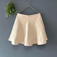 グレイル［M］新品　インパン裏地付きフレアミニスカート　ハイウエストミニスカート