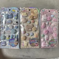 【正規品】　もちプニューステッカー　3枚セット