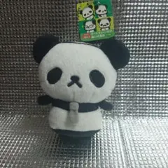 平成レトロ おじぱん パンダ ぬいぐるみ ボールチェーン付き