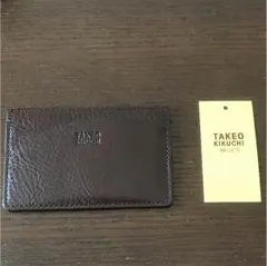 タケオキクチ パスケース新品未使用