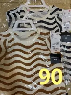 マリメッココラボUNIQLO Tシャツ90サイズ2セット