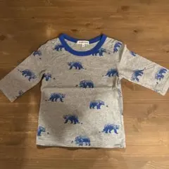 新品！GLOBAL WORK クマ柄 長袖カットソー S