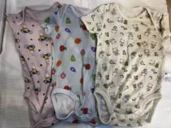 ベビー肌着 ボディ肌着 3枚セット ユニクロ