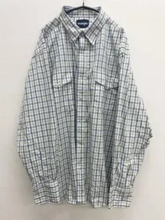 Wrangler ウエスタンシャツ XXL 長袖 チェック スナップボタン