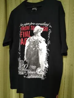 新日本プロレス 限定棚橋弘至×アベイル 引退記念Tシャツ　新品タグ付