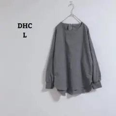 ディーエイチシー　ブラウス　ノーカラー　オフィカジ　ストレッチ　シンプル　Ｌのサムネイル