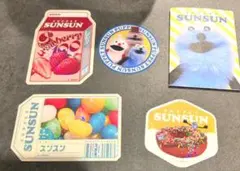 パペットスンスン　キラキラダイカットステッカーセット