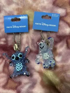 ディズニー購入キーチェーンストラップ２点セット