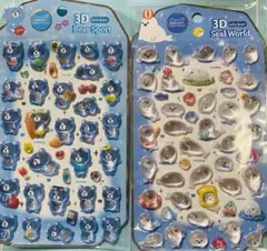 韓国シール　nekoni 3D ボンボンドロップシール